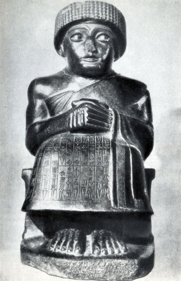 Статуя  царя  Гудеа.  XXII  в.  до  н.  э.