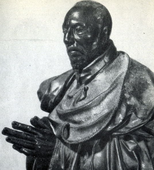 Ж.  Пилон.  Статуя  Рене де  Бирага. Фрагмент. Ок.  1583 г.