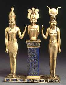 Скульптурная группа фараона Осоркона