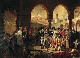 Наполеон посещает госпиталь чумных больных в Яффе (11 марта 1799)
